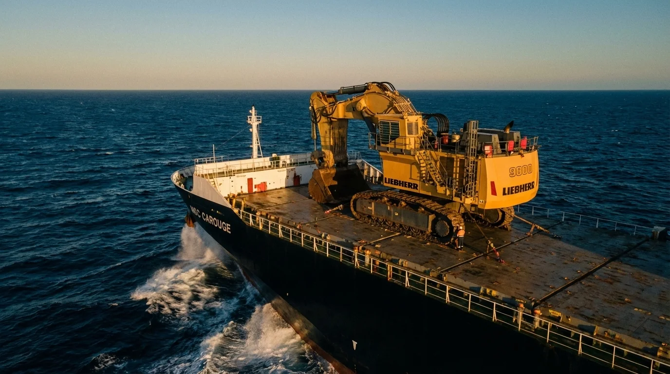 German heavy machinery for East Africa